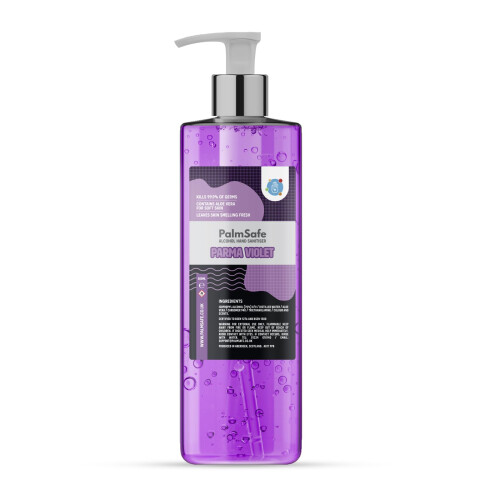 Palm Safe Parma Violet Alcohol Hand Sanitiser 500 ml Pump