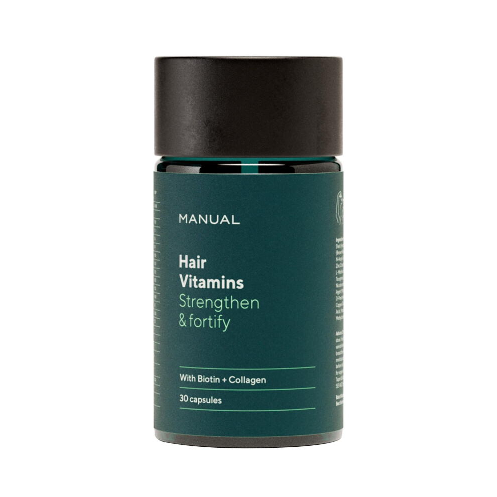 Manual Biotin & Collagen Hair Growth Vitamins (30 Capsules) Â
