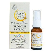 RAW POT - Organic RAW Propolis Spray for Kids 1+ - Alcohol-Free Pure