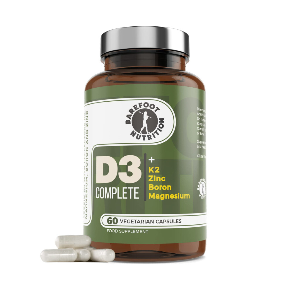 Barefoot Nutrition - Vitamin D3 Complete 4000 Iu, With Vitamin K2