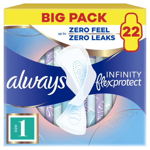 Always Always Infinity Pads Normal (Size 1) Sanitary Towels With Wings