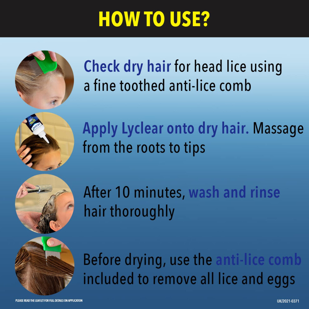 Lyclear Express Treat & Protect Shampoo - Kills Head Lice & Eggs Â