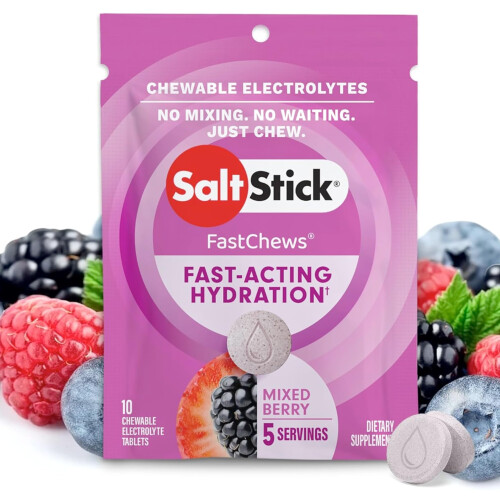 SaltStick Fastchews, Electrolyte Replacement Tablets for Rehydration,