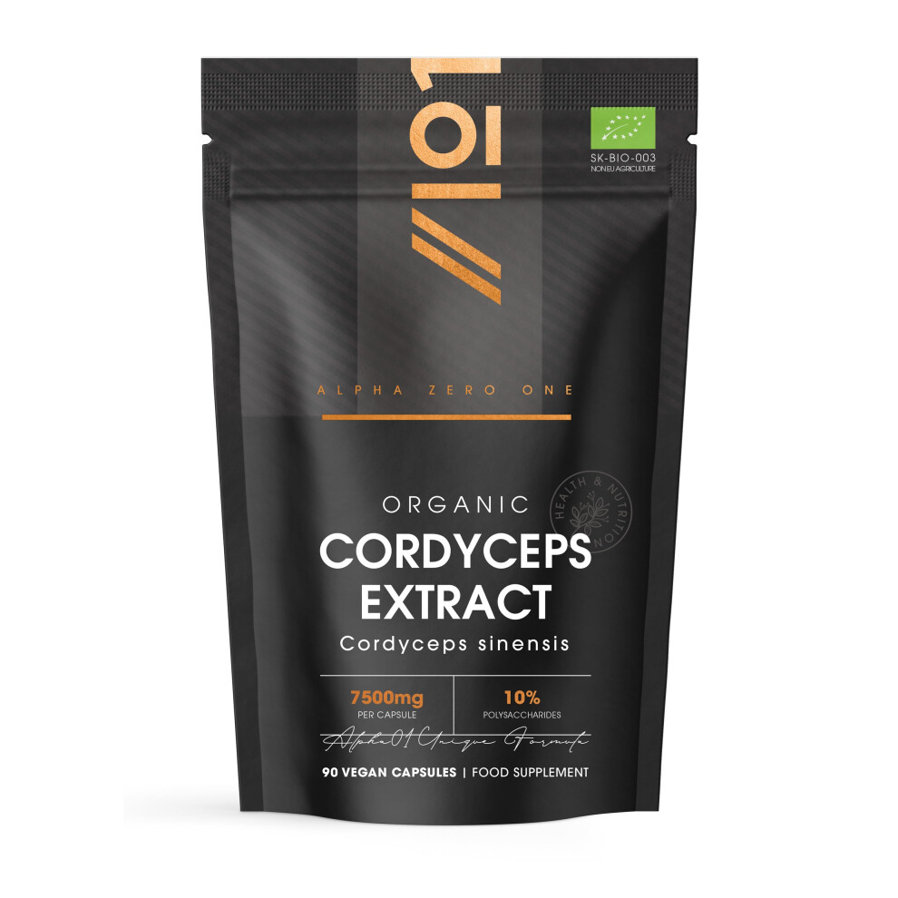 Photos - Vitamins & Minerals Organic Cordyceps Mushroom Extract 7500mg â High Strength