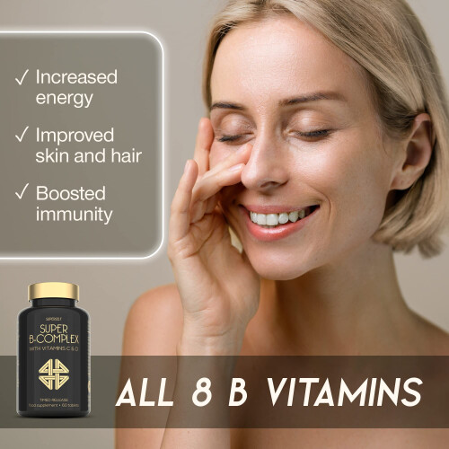 Vitamin B Complex High Strength - Slow Release Super B Complex 60 1