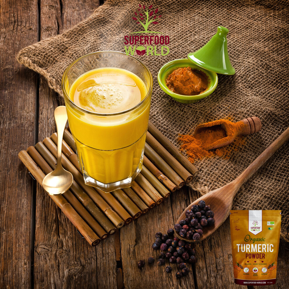 Superfood World Organic Turmeric Powder | Pure And Potent Anti Inflammatory And