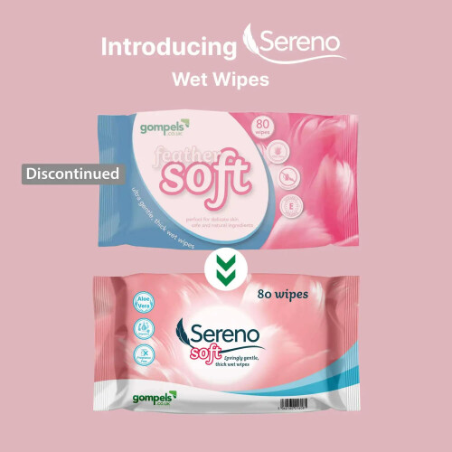 Extra Large Feather Soft Body Cleansing Wet Wipes for Adults - 1