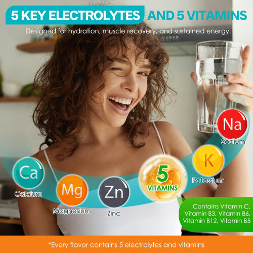 Electrolytes Powder with Hydration Nutrition, Electrolytes Sachets 2