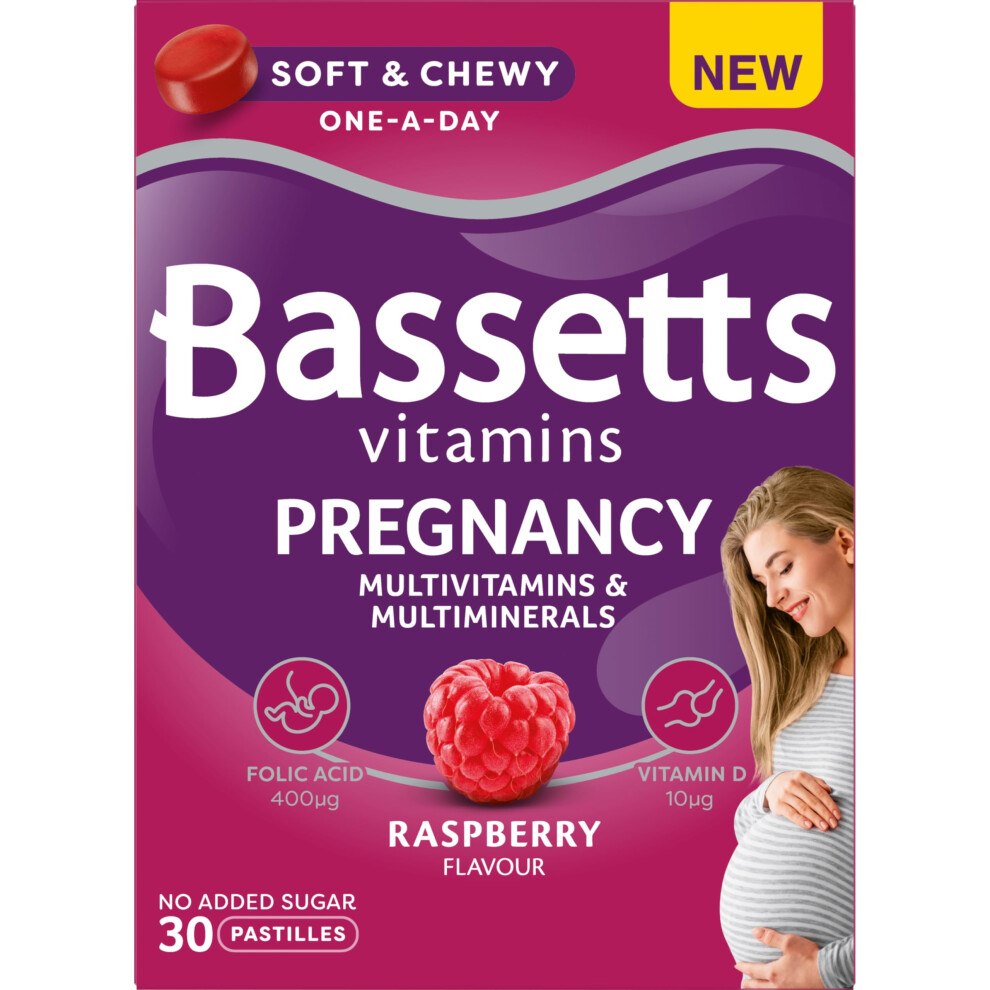 Bassetts Vitamins Pregnancy Multivitamins & Multiminerals Raspberry