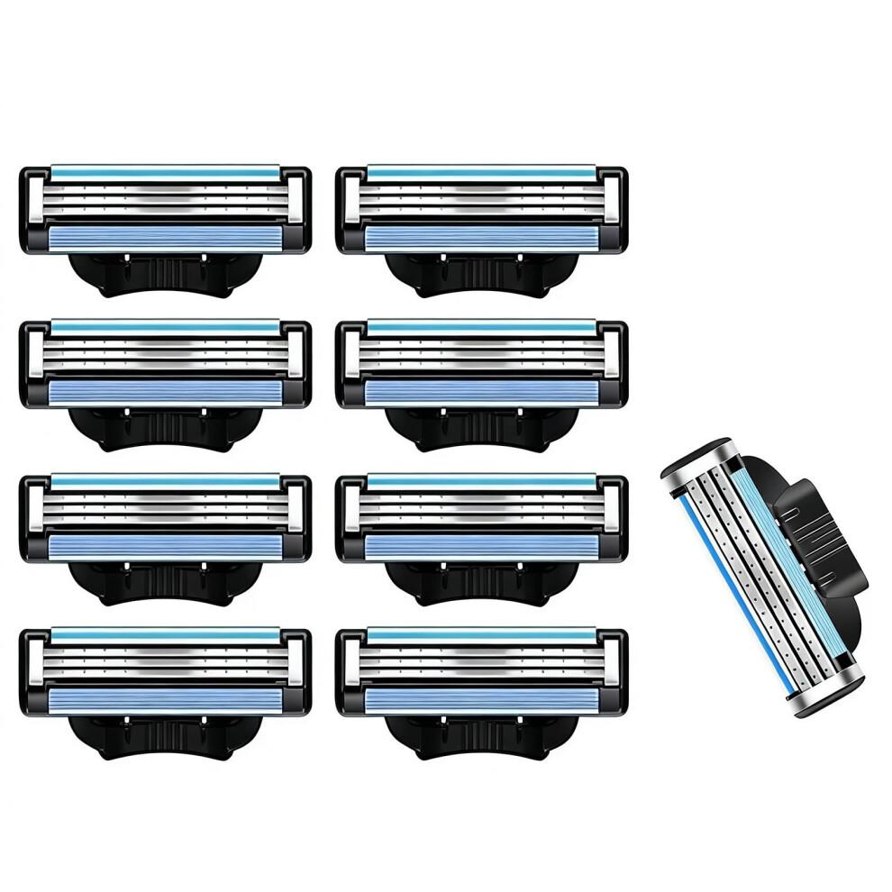 Beauthink Razor Blade Refills Compatible With Gillette Mach 3 Men's