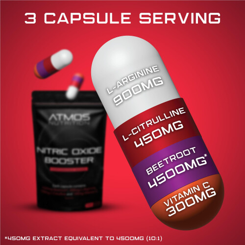 6,150mg Nitric Oxide Booster - 180 High Strength Tablets with 1
