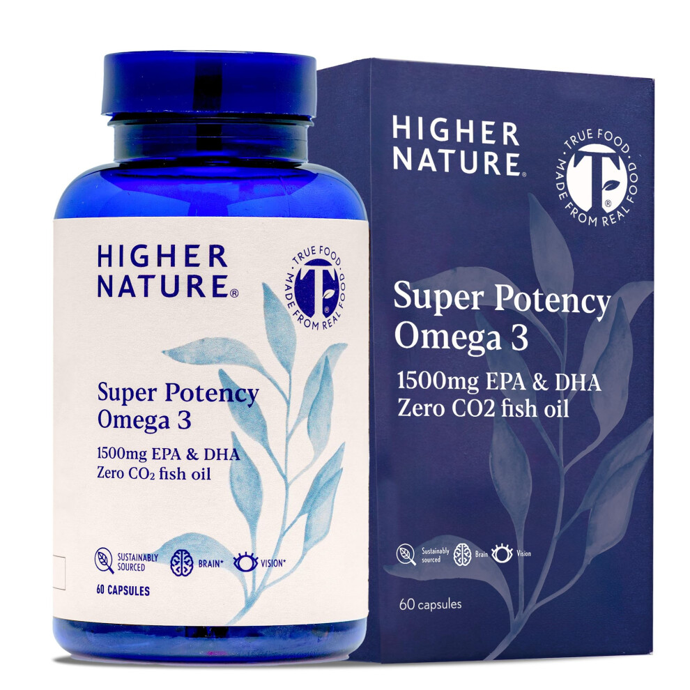 Higher Nature Omega 3 2000Mg With 1000Mg Epa & 500Mg Dha Per Serving - Super