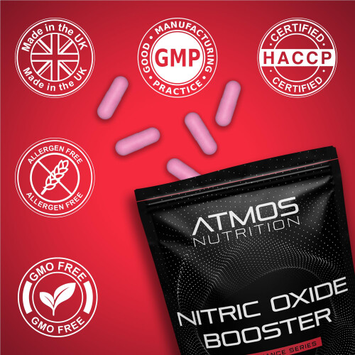 6,150mg Nitric Oxide Booster - 180 High Strength Tablets with 2