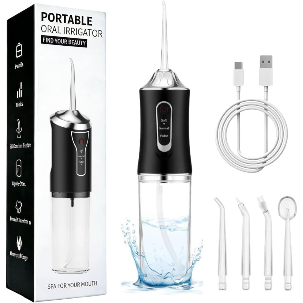 Puokmy Portable Dental Water Flosser Electric Flossers For Teeth Cordless