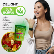 Sugar Free CBD Gummies 1000mg - 20mg x 50 - CBD Gummy Bears, THC