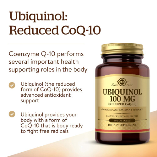 Solgar Solgar Ubiquinol 100 mg Softgels - Pack of 2