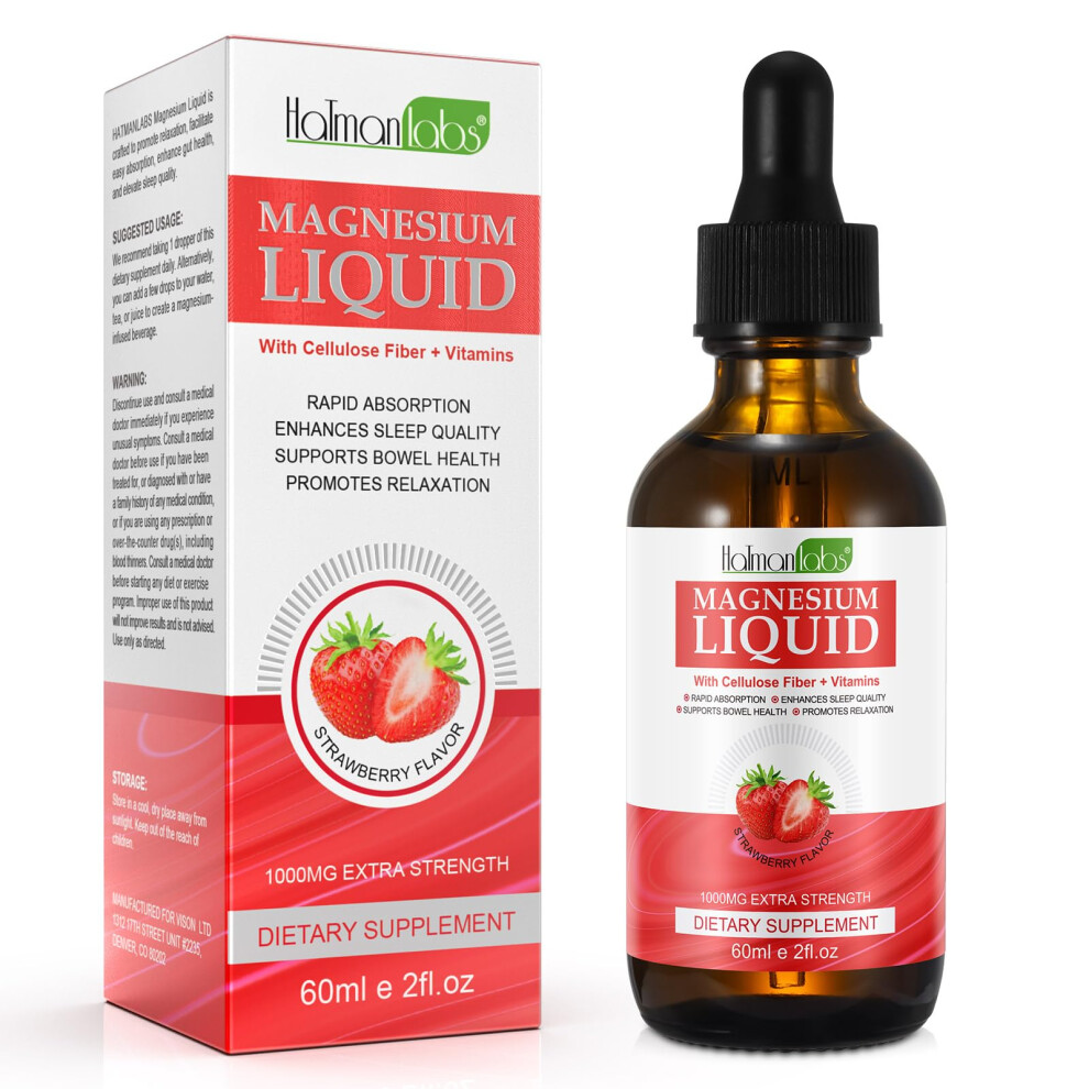 Obnoswlpjmn Magnesium Glycinate Liquid Drops Liquid Magnesium Complex With