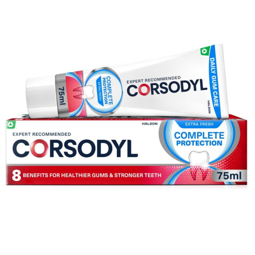 Corsodyl Corsodyl Toothpaste Complete Protection, Daily Gum Care, Extra Fresh