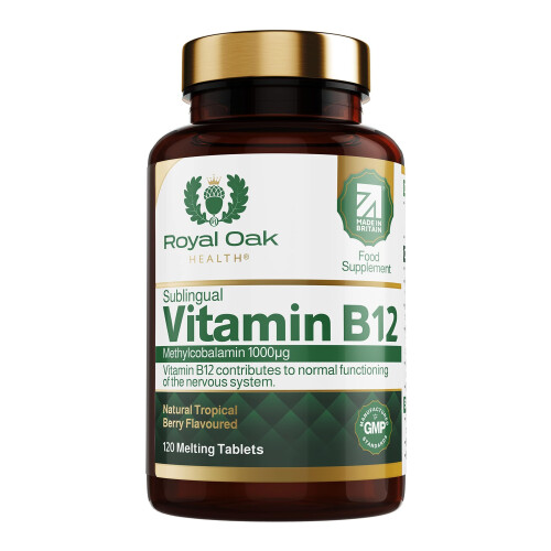 Vitamin B12 Tablets High Strength 1000mcg Sublingual Methylcobalamin,