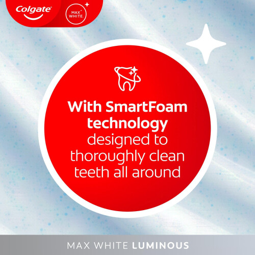 Colgate Colgate Max White Luminous Teeth Whitening Toothpaste 125ml, Removes 2
