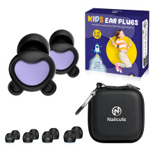 Kids Ear Plugs (6+yrs), Reusable Everyday Noise Reduction Earplugs