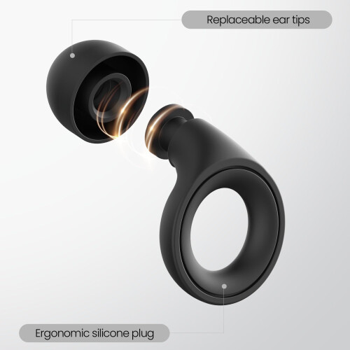 Jayine Ear Plugs for Sleep, Soft Flexible Hearing Protection, 2