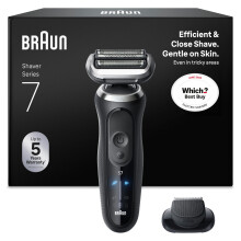 Braun Series 7 Electric Shaver, Up to 60 min, Cordless, Wet & Dry