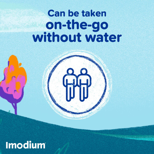 Imodium Instants (1 x 6 Tablets) Loperamide Dissolving Tablets for 1