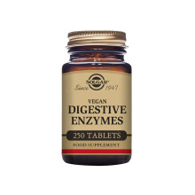 Solgar Vegan Digestive Enzymes Tablets - Pack of 250 - Lactose Free -