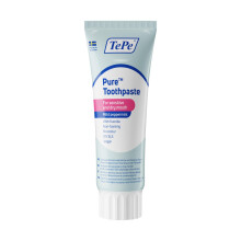 TePe Pure Toothpaste, mild Peppermint, Very Gentle Everyday Fluoride