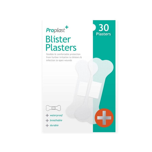 ProPlast Flexible, Breathable & Comfortable Blister Plasters - Pack