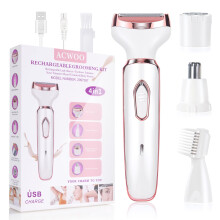 ACWOO Electric Lady Shaver for Women, Bikini Trimmer Women 4-in-1 Wet
