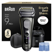 Braun Series 9 PRO+ Electric Shaver for Men, 9665CCE, Graphite - Wet