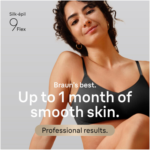 Braun Braun Silk·épil 9 Flex, Epilator with 360 Flexible Head for Easy 1