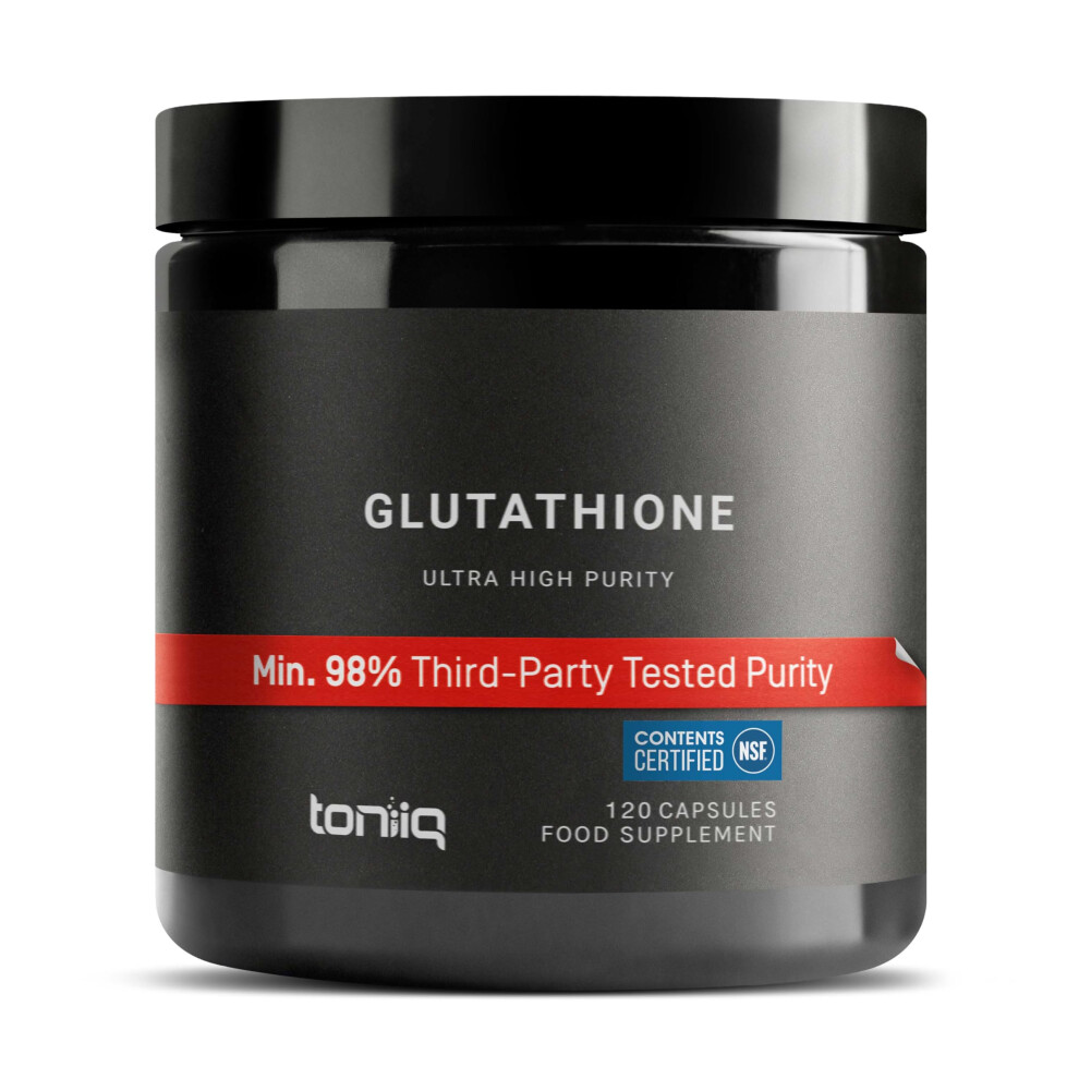 Toniiq Nsf Certified Ultra High Strength Glutathione Capsules - 1000Mg