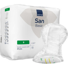ABENA Basic San 9, 2200ml, Pack of 20, 73x37cm, Incontinence Pads for