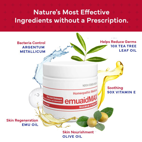 emuaid EMUAIDMAX Ointment for Itchy Skin Conditions, Maximum Strength 2
