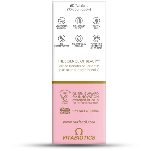 Perfectil Nails Beauty Supplement for Nails - Includes Selenium, 1