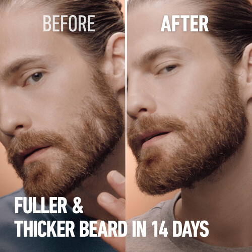 King C. Gillette Men's Beard Thickener, Fuller & Thicker Beard In 14 1