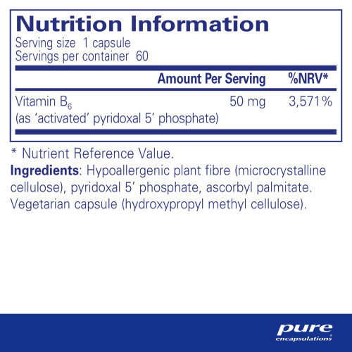 pure encapsulations Pure Encapsulations P5P 50 - Activated Vitamin B6 - 1