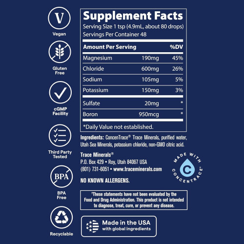 Trace Minerals 40,000 Volts - Supports Hydration, Energy, Muscles, 2