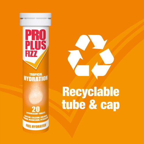 Pro Plus Fizz Hydration - 20 Effervescent Tropical Flavour 2
