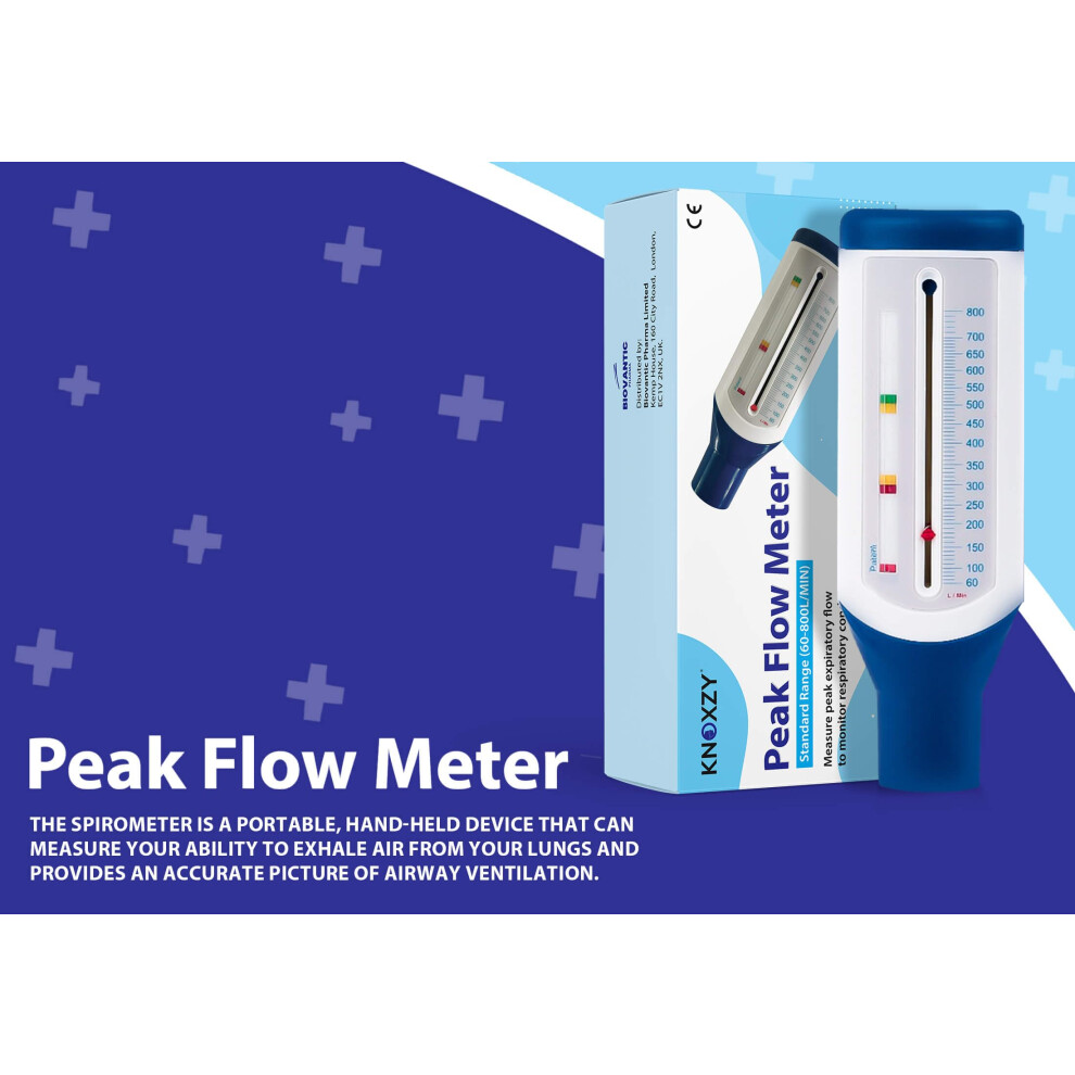 Knoxzy Peak Flow Meter For Adult To Monitor Lung Function