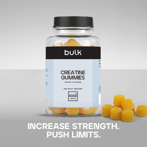 Bulk Creatine Gummies, 3000mg Pure Creatine Monohydrate per Serving, 2