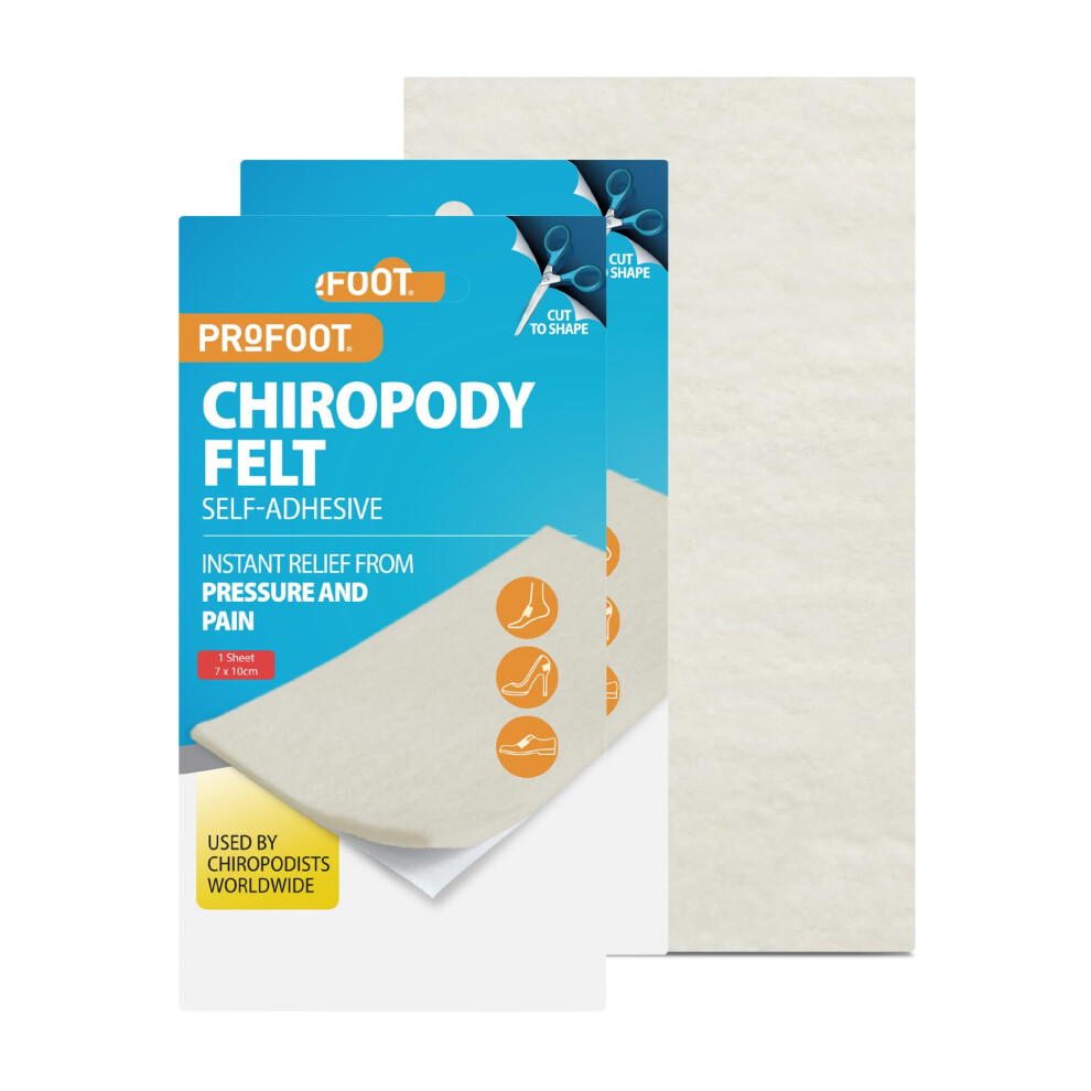 Profoot Chiropody Felt - Self-Adhesive Chiropody Padding For Foot