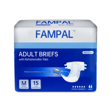 FAMPAL Vital Guard Adult Nappies for Men and Women, Disposable Adult