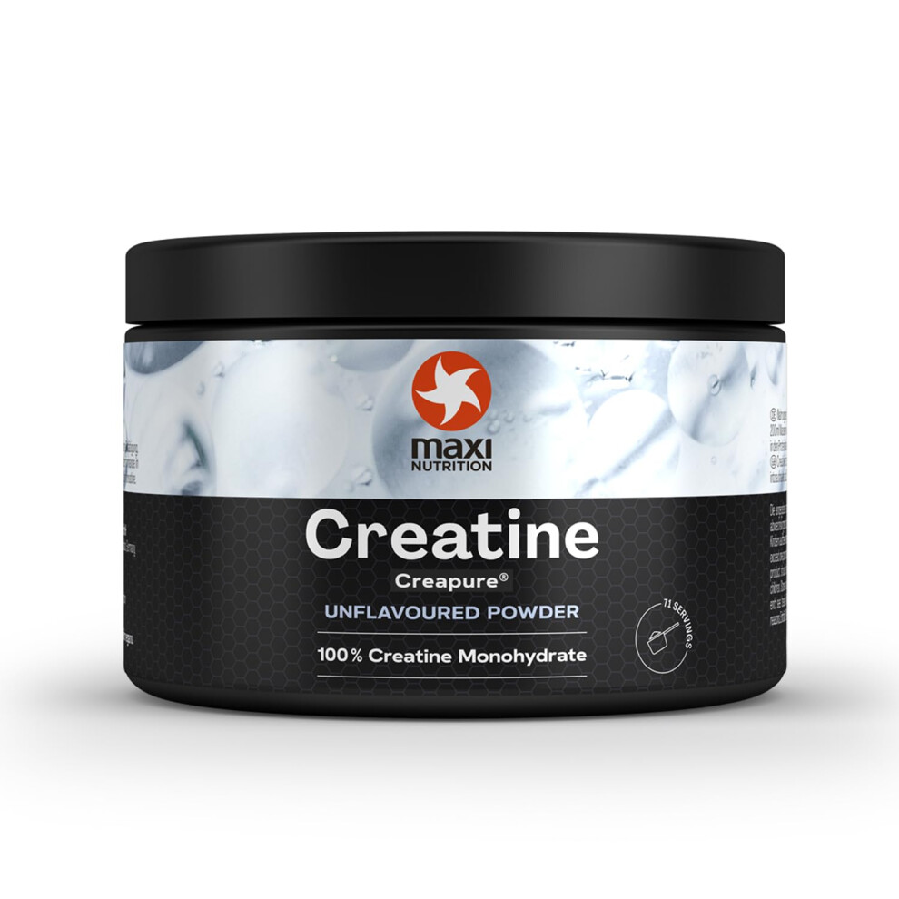 Maxinutrition 100 Percent Creatine Monohydrate, (Creapure) 250G, High