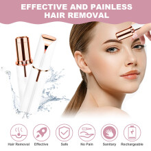 URAQT Facial Hair Remover for Women, Painless Face Hair Trimmer,