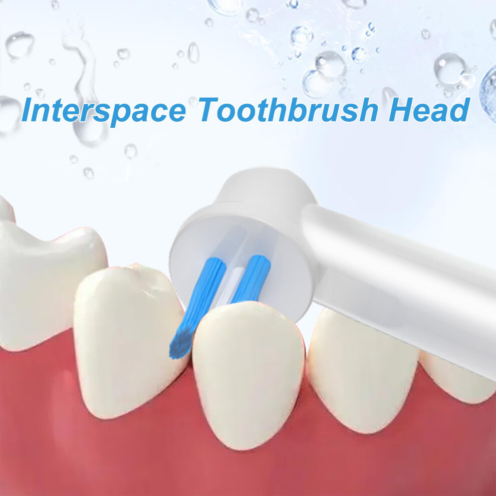 Valuabletry 8 Count Interspace And 8 Count Ortho Care Brush Heads Compatible With