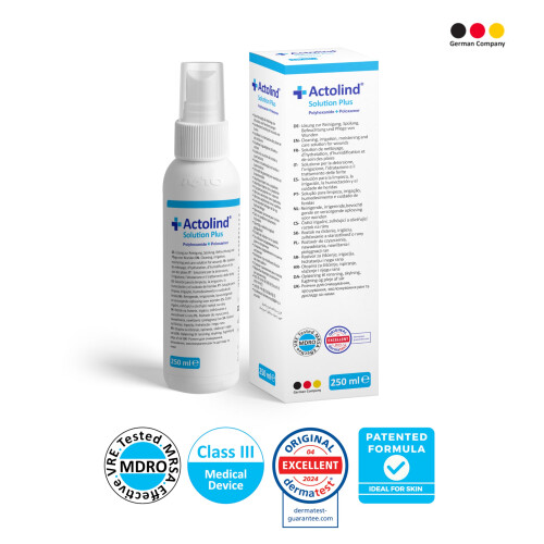 Actolind Solution Plus – Antiseptic Solution for Wound Irrigation and 1